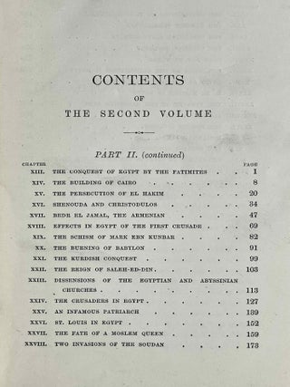The story of the Church of Egypt. Being an outline of the history of the Egyptians under their successive masters from the Roman conquest until now.[newline]M10285-08.jpeg