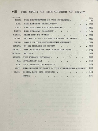 The story of the Church of Egypt. Being an outline of the history of the Egyptians under their successive masters from the Roman conquest until now.[newline]M10285-09.jpeg
