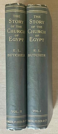Item #M10285a The story of the Church of Egypt. Being an outline of the history of the Egyptians...