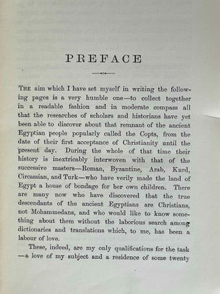 The story of the Church of Egypt. Being an outline of the history of the Egyptians under their successive masters from the Roman conquest until now.[newline]M10285a-04.jpeg