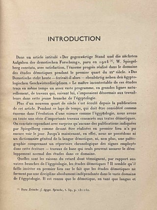 Choix de textes juridiques en hi&eacute;ratique anormal et en d&eacute;motique. Tome I & Tome II: Transcriptions (complete set)[newline]M1030e-05.jpeg