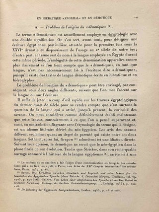 Choix de textes juridiques en hi&eacute;ratique anormal et en d&eacute;motique. Tome I & Tome II: Transcriptions (complete set)[newline]M1030e-06.jpeg