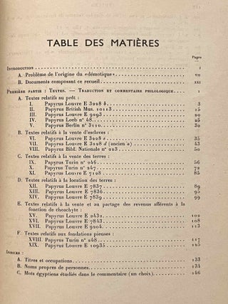 Choix de textes juridiques en hi&eacute;ratique anormal et en d&eacute;motique. Tome I & Tome II: Transcriptions (complete set)[newline]M1030e-09.jpeg