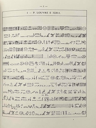 Choix de textes juridiques en hi&eacute;ratique anormal et en d&eacute;motique. Tome I & Tome II: Transcriptions (complete set)[newline]M1030e-15.jpeg