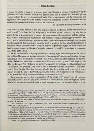 The Transmission of the Pyramid Texts of Nut. Analysis of their distribution and role in the Old and Middle Kingdoms.