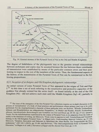 The Transmission of the Pyramid Texts of Nut. Analysis of their distribution and role in the Old and Middle Kingdoms.