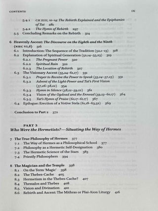 The tradition of Hermes Trismegistus. The Egyptian priestly figure as a teacher of Hellenized wisdom.