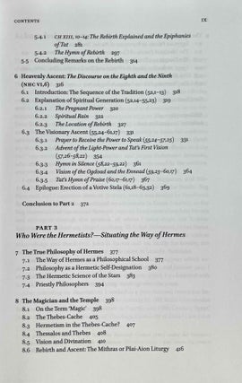 The tradition of Hermes Trismegistus. The Egyptian priestly figure as a teacher of Hellenized wisdom.