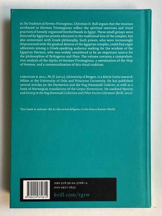 The tradition of Hermes Trismegistus. The Egyptian priestly figure as a teacher of Hellenized wisdom.
