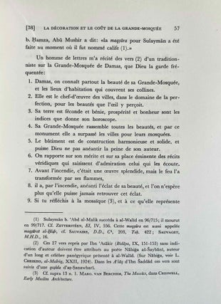 La description de Damas d'Ibn Asakir, historien mort à Damas en 571/1176