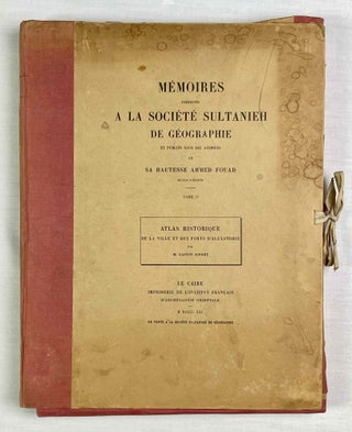 Item #M10358 Atlas historique de la ville et des ports d'Alexandrie. JONDET Gaston