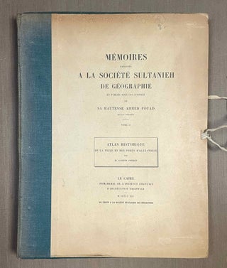 Item #M10358a Atlas historique de la ville et des ports d'Alexandrie. JONDET Gaston