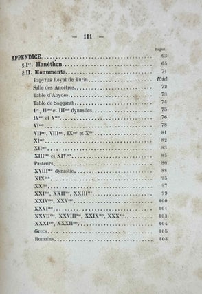 Aperçu de l’histoire ancienne d’Égypte pour l’intelligence des monuments exposés dans le temple du Parc Égyptien. (Exposition Universelle de 1867.)
