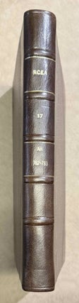 Item #M10380a Répertoire chronologique d'épigraphie arabe. Volume 17 (Années 762 à 783...