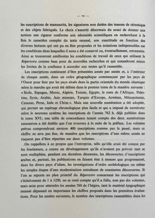 Répertoire chronologique d'épigraphie arabe. Volume 17 (Années 762 à 783 de l'Hégire).