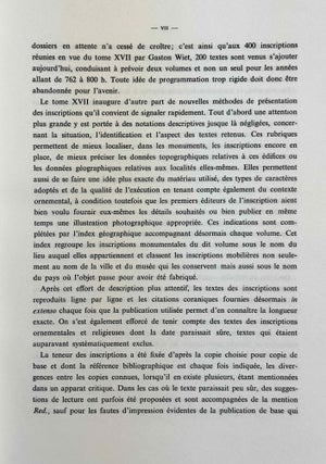 Répertoire chronologique d'épigraphie arabe. Volume 17 (Années 762 à 783 de l'Hégire).