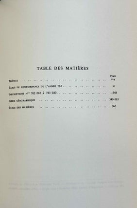 Répertoire chronologique d'épigraphie arabe. Volume 17 (Années 762 à 783 de l'Hégire).