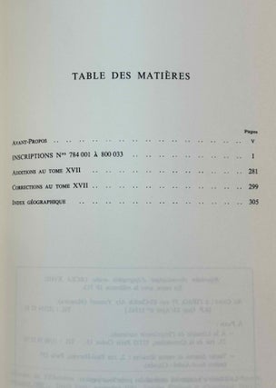 Répertoire chronologique d'épigraphie arabe. Volume 18 (Années 784 à 800 de l'Hégire).