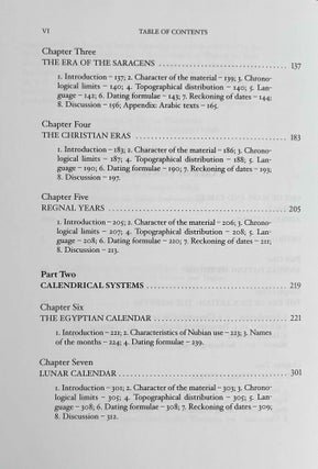Chronological systems of Christian Nubia