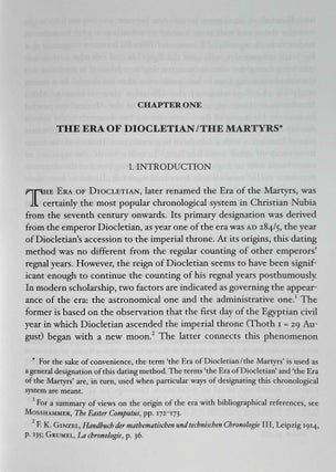 Chronological systems of Christian Nubia