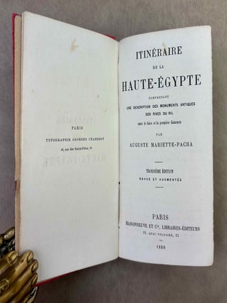 Itin&eacute;raire de la Haute Egypte. Comprenant une description des monuments antiques des rives du Nil entre Le Caire et la Premi&egrave;re Cataracte.[newline]M1038a-03.jpeg