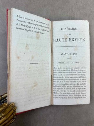 Itin&eacute;raire de la Haute Egypte. Comprenant une description des monuments antiques des rives du Nil entre Le Caire et la Premi&egrave;re Cataracte.[newline]M1038a-04.jpeg