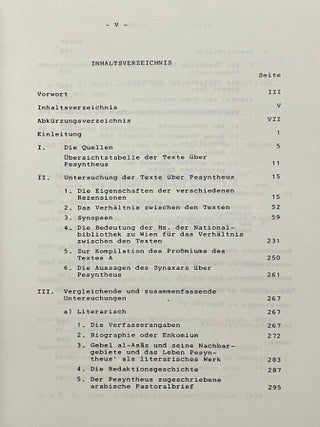 Untersuchungen zu den Texten &uuml;ber Pesyntheus, Bischof von Koptos (569-632)