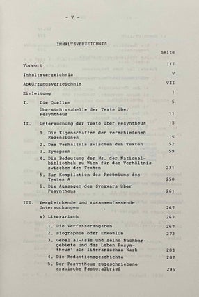 Untersuchungen zu den Texten über Pesyntheus, Bischof von Koptos (569-632)