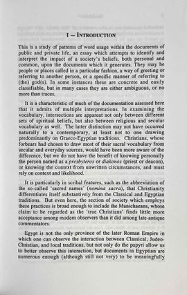 Belief and cult in fourth-century papyri