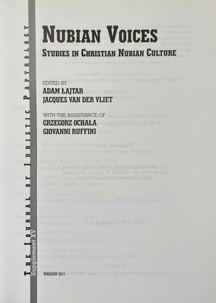 Nubian Voices: Studies in Christian Nubian Culture