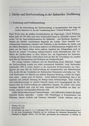 Dorfverwaltung und Dorfgemeinschaft in Ägypten von Diokletian zu den Abbasiden