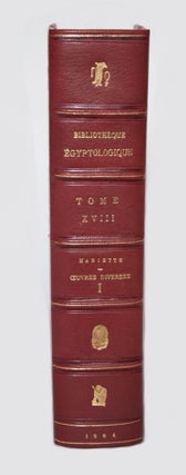 Item #M1045 Oeuvres diverses. Tome I. MARIETTE Auguste[newline]M1045.jpg