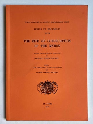Item #M10451 The rite of consecration of the Myron. YOUSSEF Youhanna Nessim