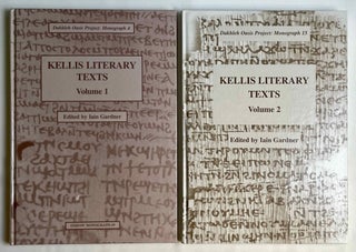 Item #M10457 Kellis literary texts. Vol. 1 & 2. GARDNER Iain