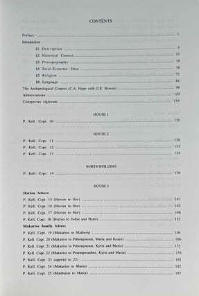 Coptic documentary texts from Kellis. Vol. 1: P. Kell V (P. Kell. Copt. 10-52 ; O. Kell. Copt. 1-2). Vol. 2: P. Kellis VII (P. Kellis Copt. 57-131)