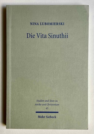 Item #M10483 Die Vita Sinuthii. Form- und Überlieferungsgeschichte der hagiographischen Texte...