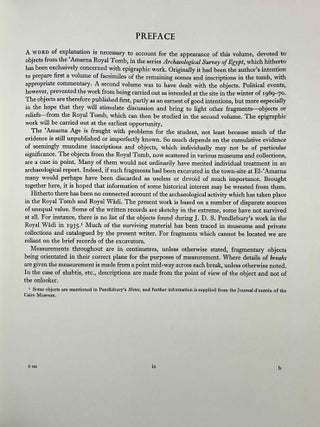 The Royal Tomb at El-Amarna. Part 1: Objects. Part 2: The reliefs, inscriptions and architecture (The Rock Tombs of El-Amarna, part 7, complete set)[newline]M1049l-04.jpeg