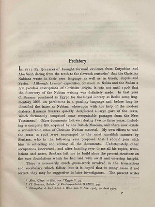 The Nubian Texts of the Christian Period
