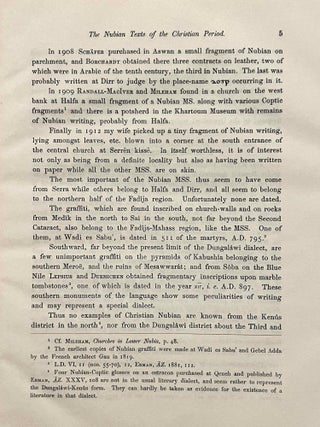 The Nubian Texts of the Christian Period