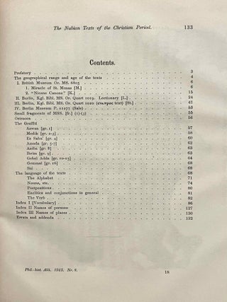 The Nubian Texts of the Christian Period
