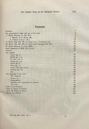 The Nubian Texts of the Christian Period