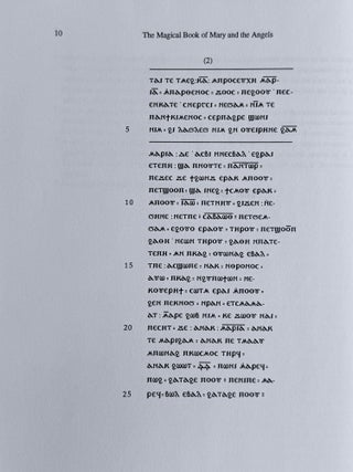 The Magical Book of Mary and the Angels (P. Heid. Inv. Kopt. 685). Text, Translation, and Commentary.