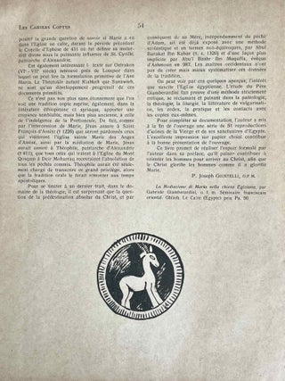 Les cahiers coptes. Nos 3, 5, 9, 10 & 11.[newline]M10561-03.jpeg