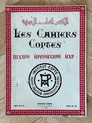 Les cahiers coptes. Nos 3, 5, 9, 10 & 11.[newline]M10561-19.jpeg