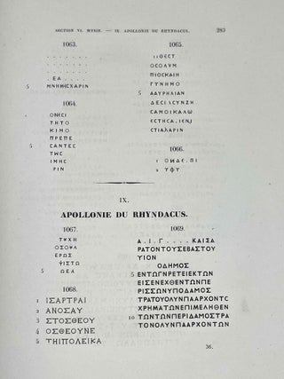 Voyage arch&eacute;ologique en Gr&egrave;ce et en Asie mineure, fait par ordre du gouvernement fran&ccedil;ais pendant les ann&eacute;es 1843 et 1844. Textes Inscriptions grecques et latines recueillies en Gr&egrave;ce et en Asie mineure Asie mineure. Textes, 2e partie, tome III.p[newline]M10564-06.jpeg