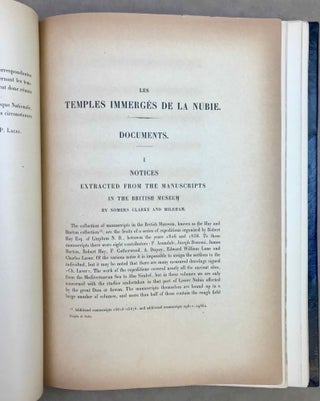 Documents sur l'état ancien des monuments de Nubie. Tome I. Fasc. 1 & 2 (complete set)