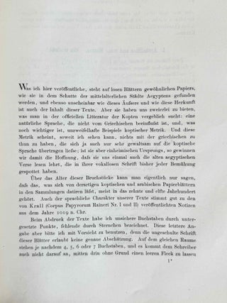 Bruchstücke koptischer Volkslitteratur
