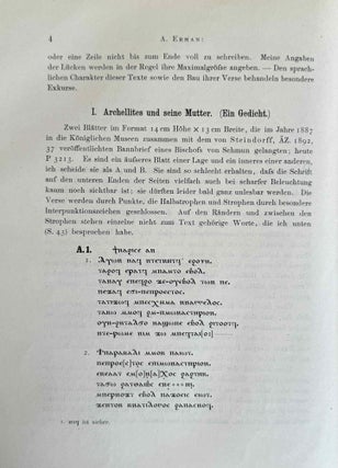 Bruchstücke koptischer Volkslitteratur