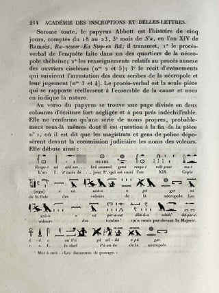 Une enqu&ecirc;te judiciaire &agrave; Th&egrave;bes au temps de la XXe dynastie. Etude sur le papyrus Abbott.i[newline]M10585-06.jpeg