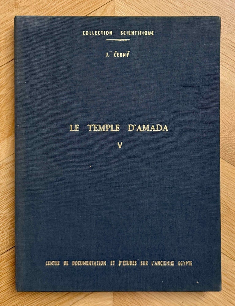 Item #M10596a Le temple d'Amada. Cahier V: Les inscriptions historiques. CERNY Jaroslav.[newline]M10596a-00.jpeg